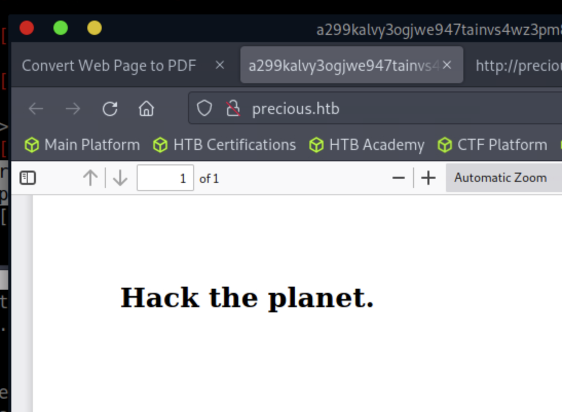 precious returned pdf